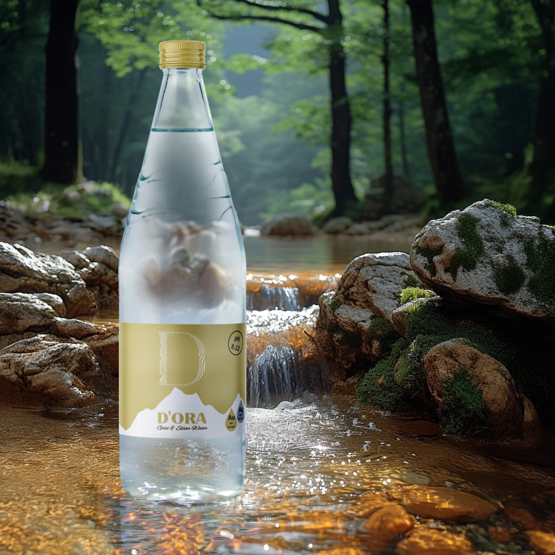 D'ORA Gold & Silver Water in nature