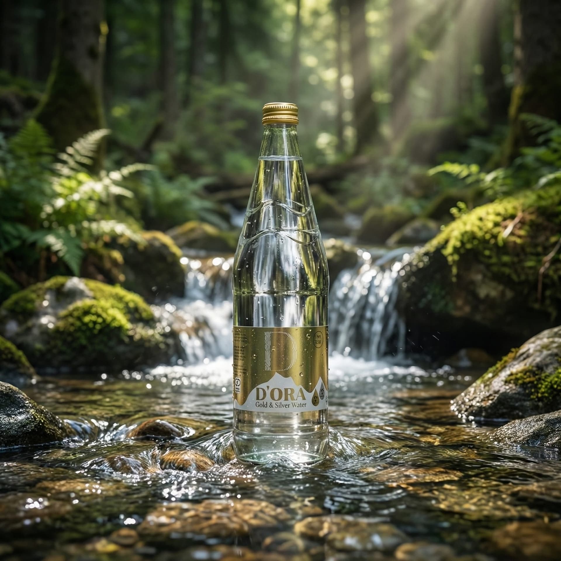 D'ORA Gold & Silver Water in nature