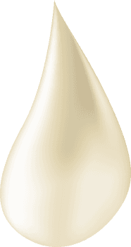 Golden water drop